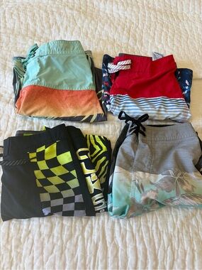 Quiksilver Kids Bundle of 4 Board Shorts